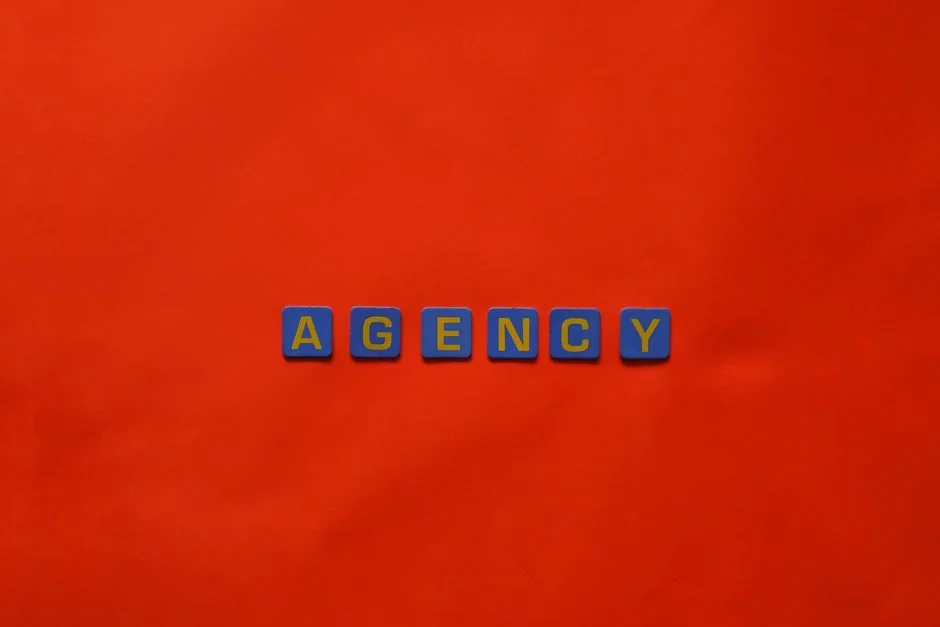 Minimalist text image focusing on branding and marketing concepts.